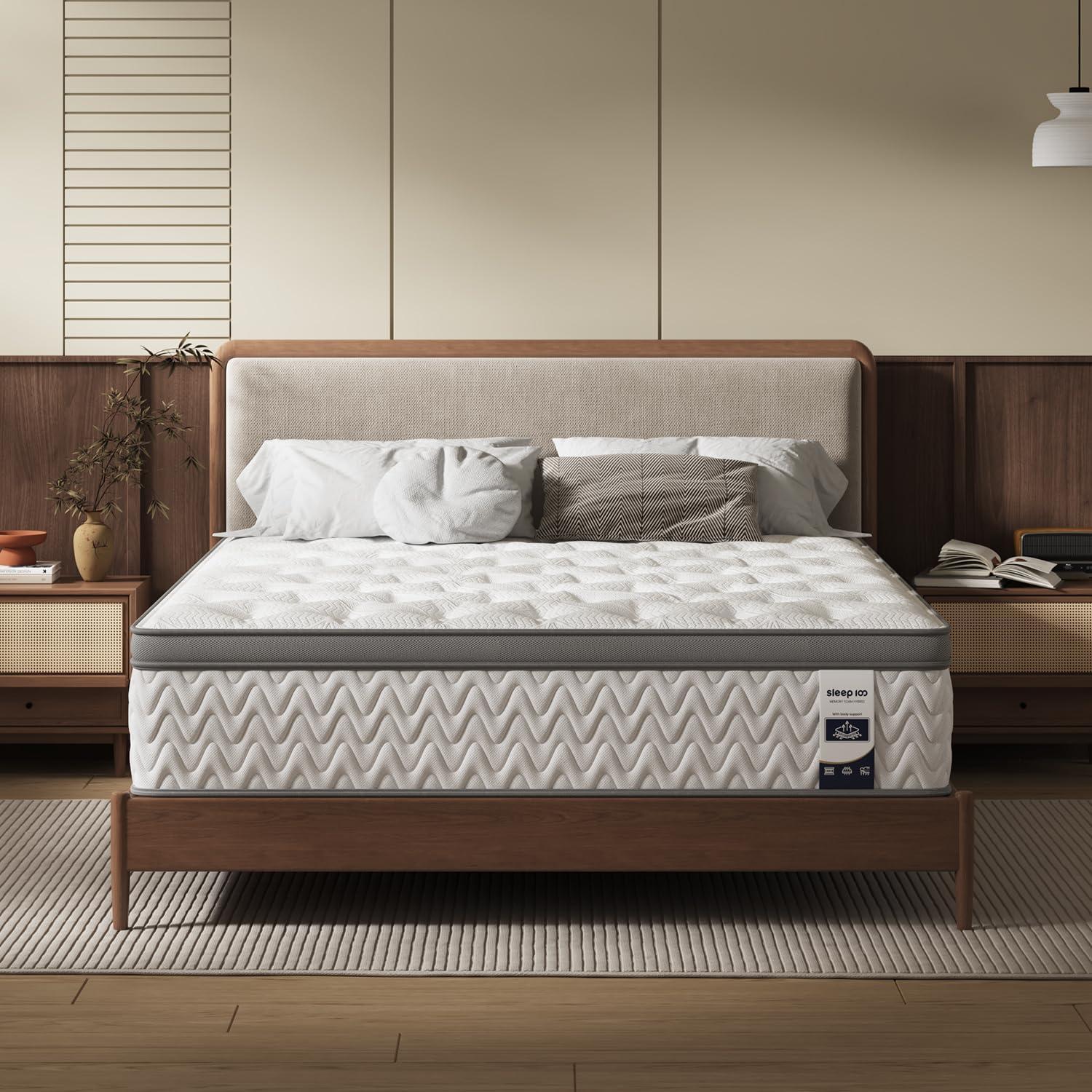 14-Inch Queen Mattress vs Hotel Hybrid: Tested 5-Zone Support & 365-Night Comfort