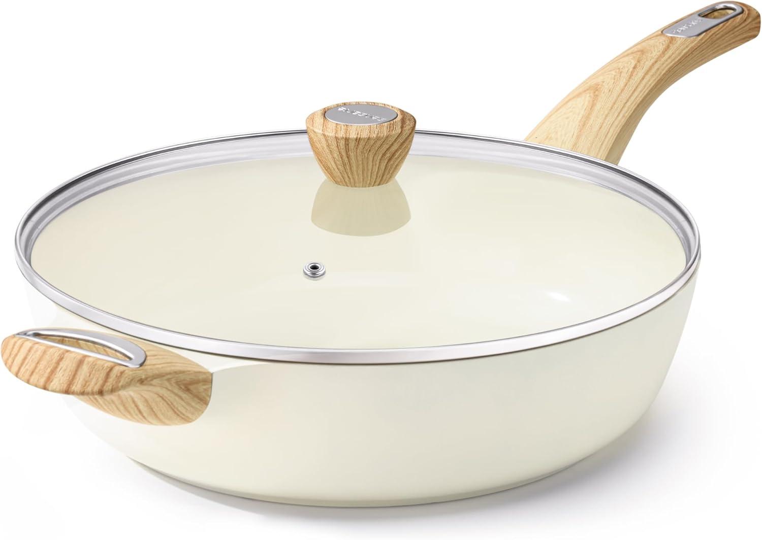 Showdown: SENSARTE Pan Tested for Helper Handle, PFOA-Free & Induction Cooking