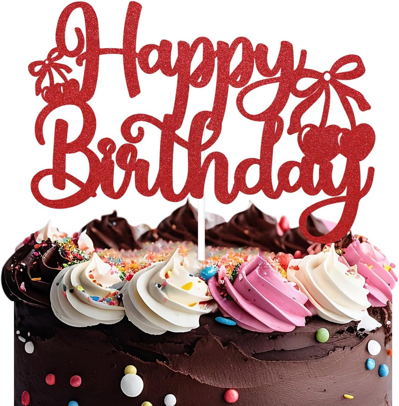 Showdown: Glitter Cake Toppers vs. Fake Desserts for 2023 Eco-Friendly Birthday Decor!