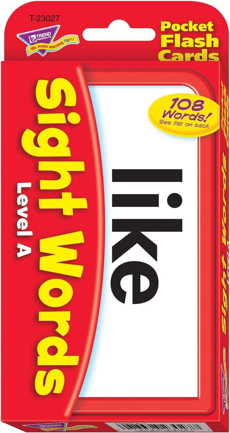 Sight Words Showdown: Tested Two-Sided Cards vs. 108 Word List for Test Prep Readiness