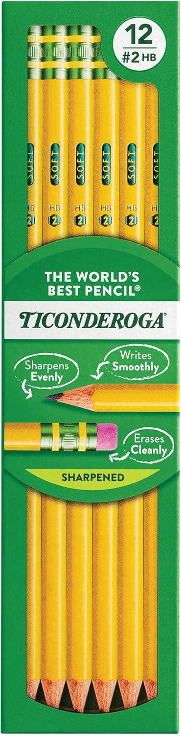 Ticonderoga Wood-Cased, Pre-Sharpened Pencils vs erasable Ones: Surprising Eco Insight for Creative Users