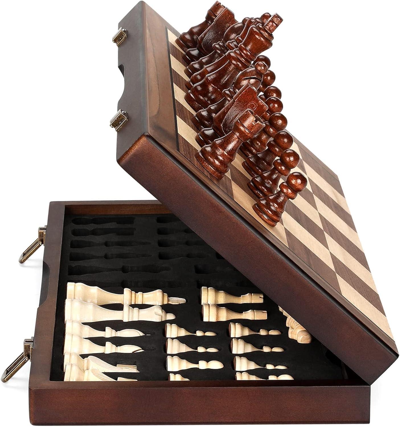 Showdown: Magnetic vs. Wooden Chess Sets-Travel-Friendly Surprise for Gifting!
