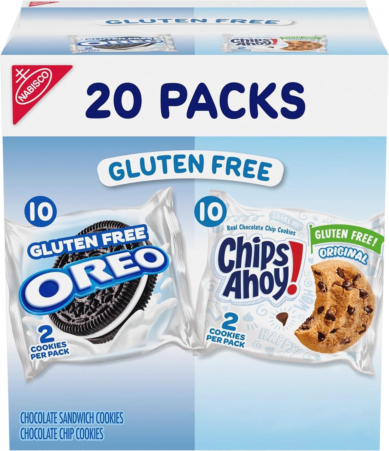 OREO vs. Chips Ahoy! Showdown: Creamy Filling... Chunky Chips in Gluten-Free Cookie Pack?