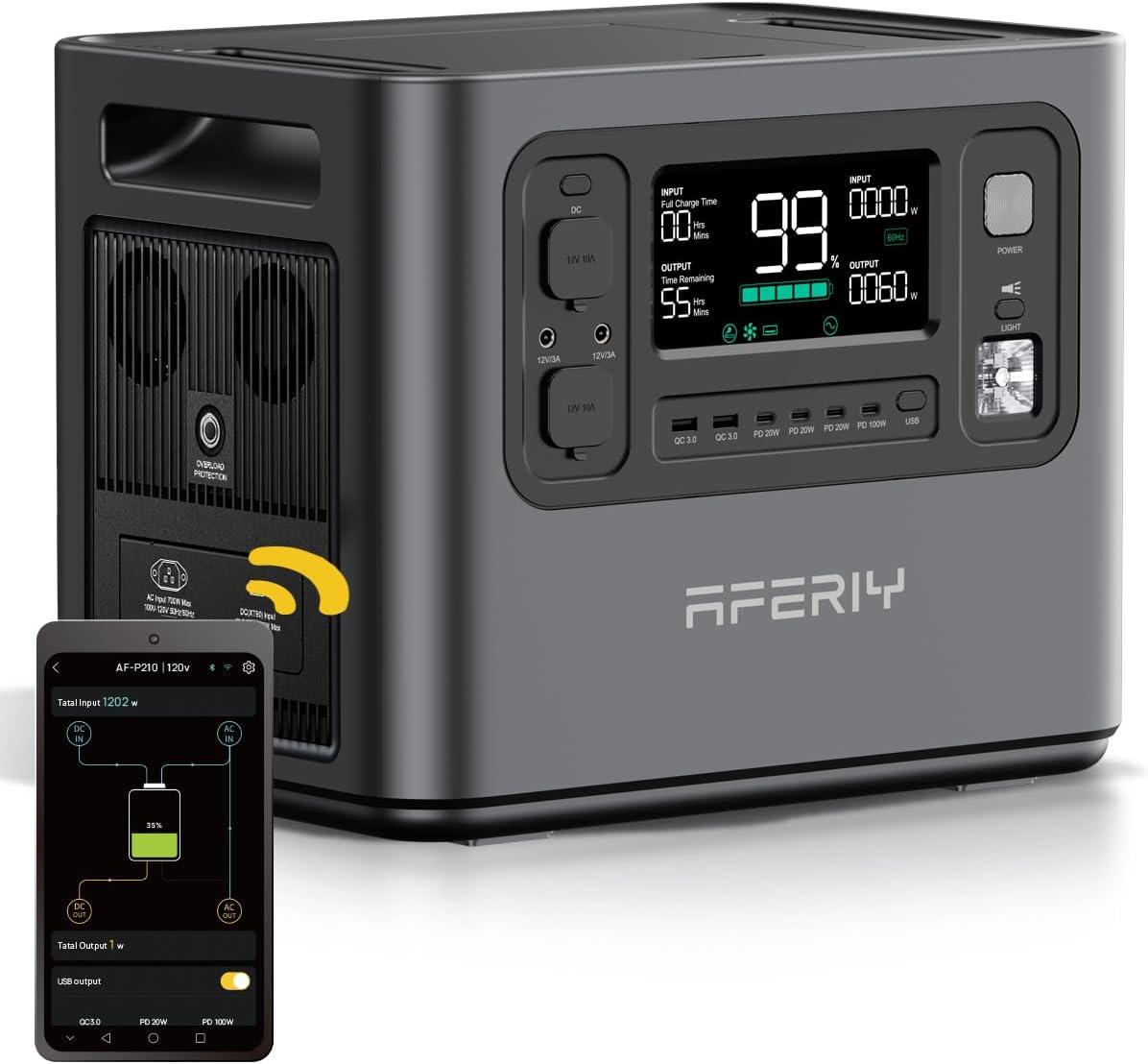 AFERIY P210 LiFePO4 Battery versus 500W Solar Charging: Surprising Home Backup Insight