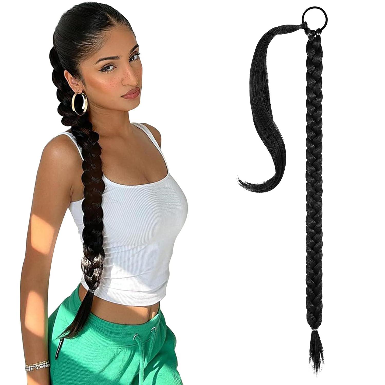 SEIKEA Braided Ponytail with Hair Tie vs. Synthetic Straight Wrap: Tested for Daily Wear