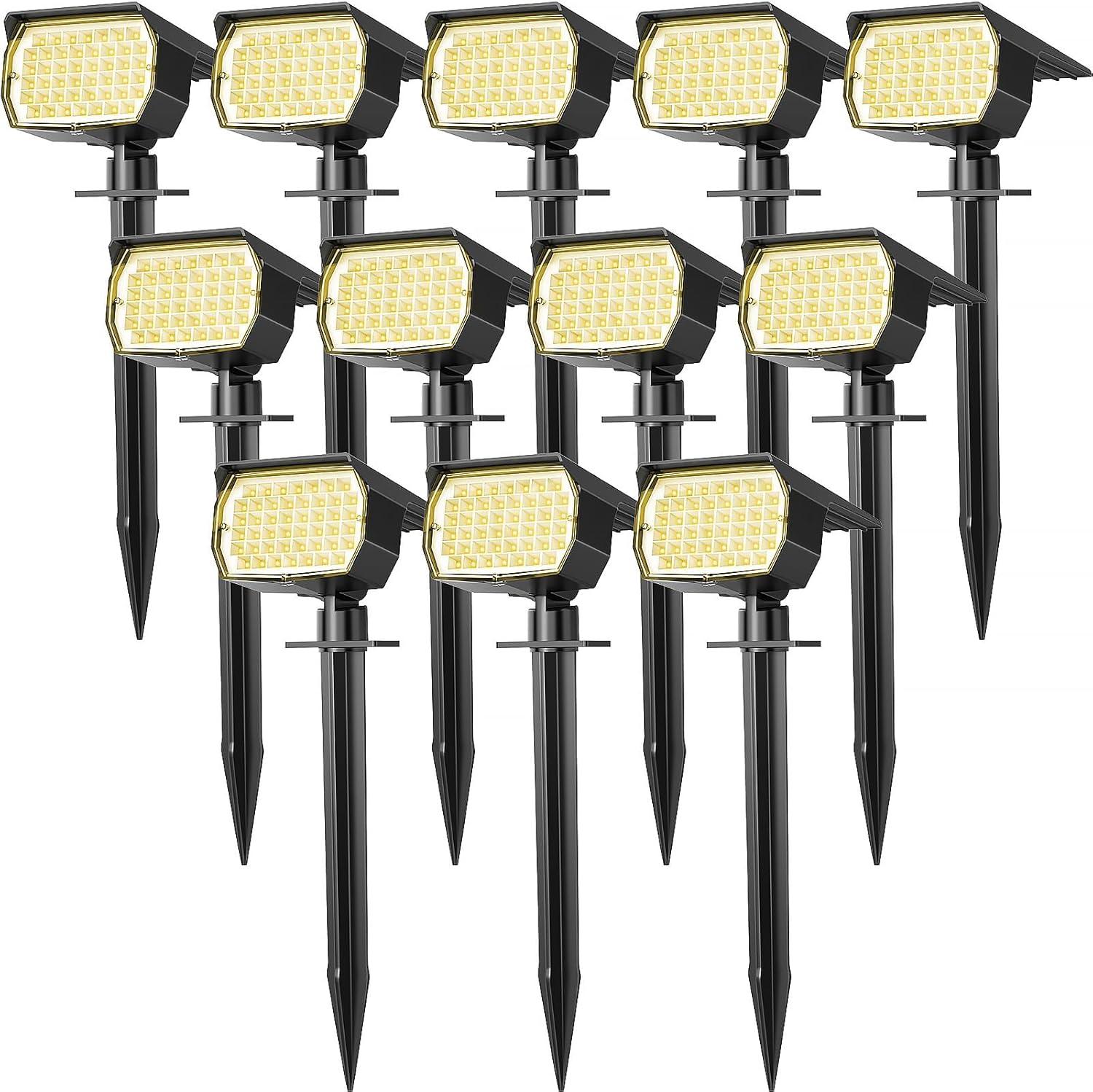 Outdoor Solar Light Showdown: 4-Pack vs. 8-Pack - Tested 65 LED Modes & 32-Hour Runtime