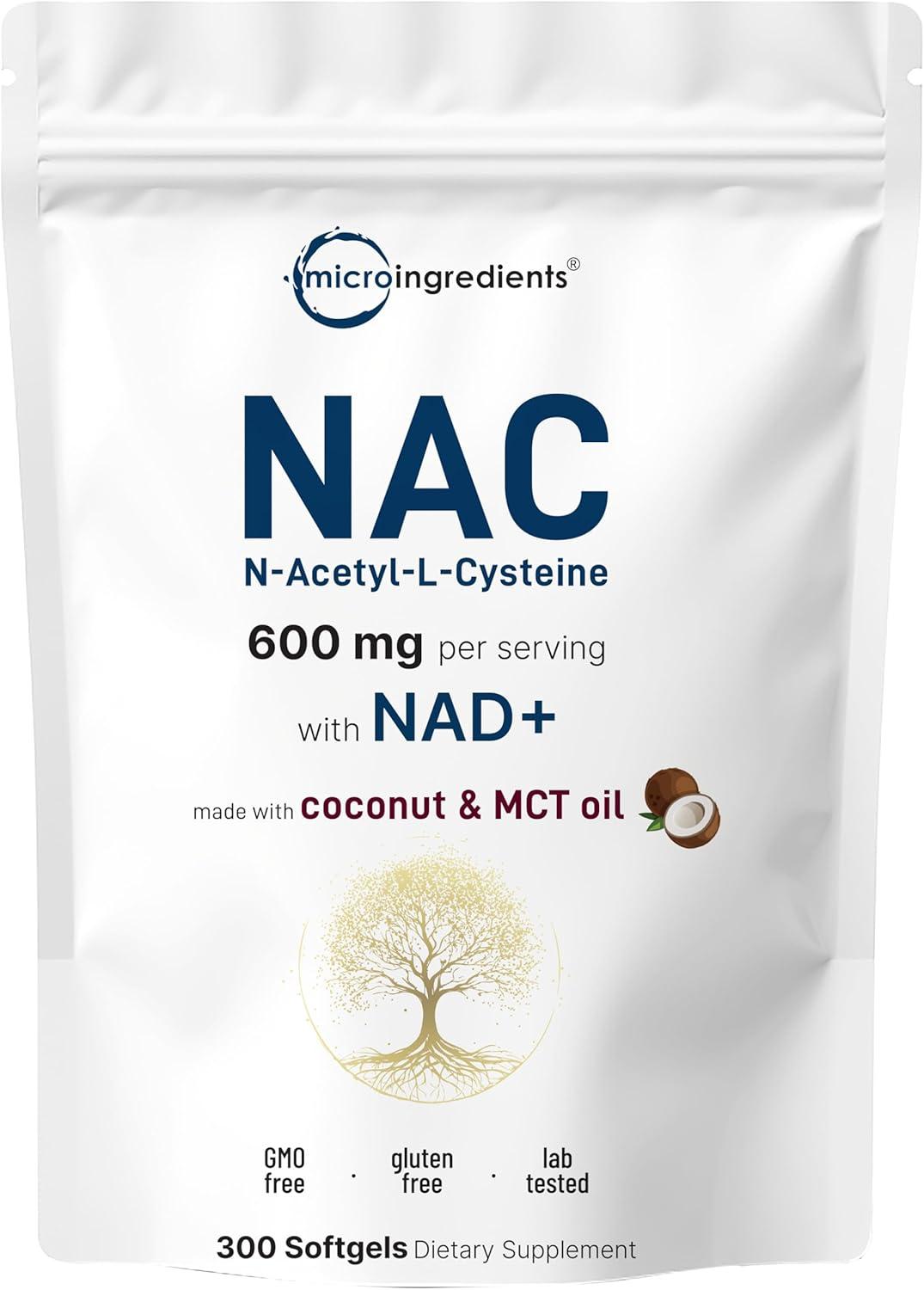 600mg NAC vs Coconut MCT Oil: Non-GMO Antioxidant Showdown