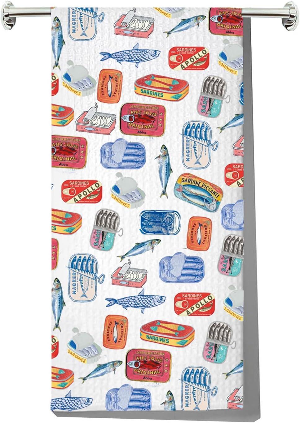 Kitchen Towel Showdown: Tinned Fish Design vs. Italian Summer Pattern Tested for Eco-Conscious Cooking