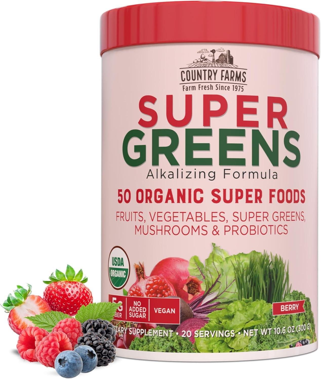 Berry Flavor Showdown: 50 Super Foods, 5g Fiber & USDA Organic Tested?