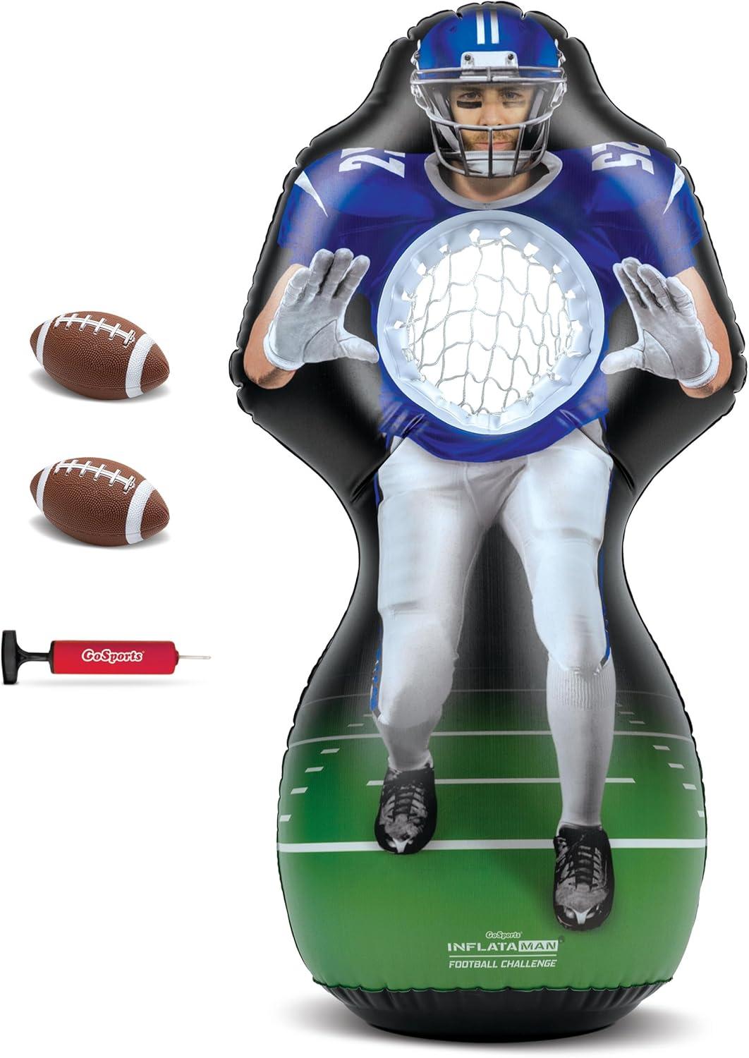 GoSports Football Toss Game Tested: 4ft Inflatable... Touchdown Fun?