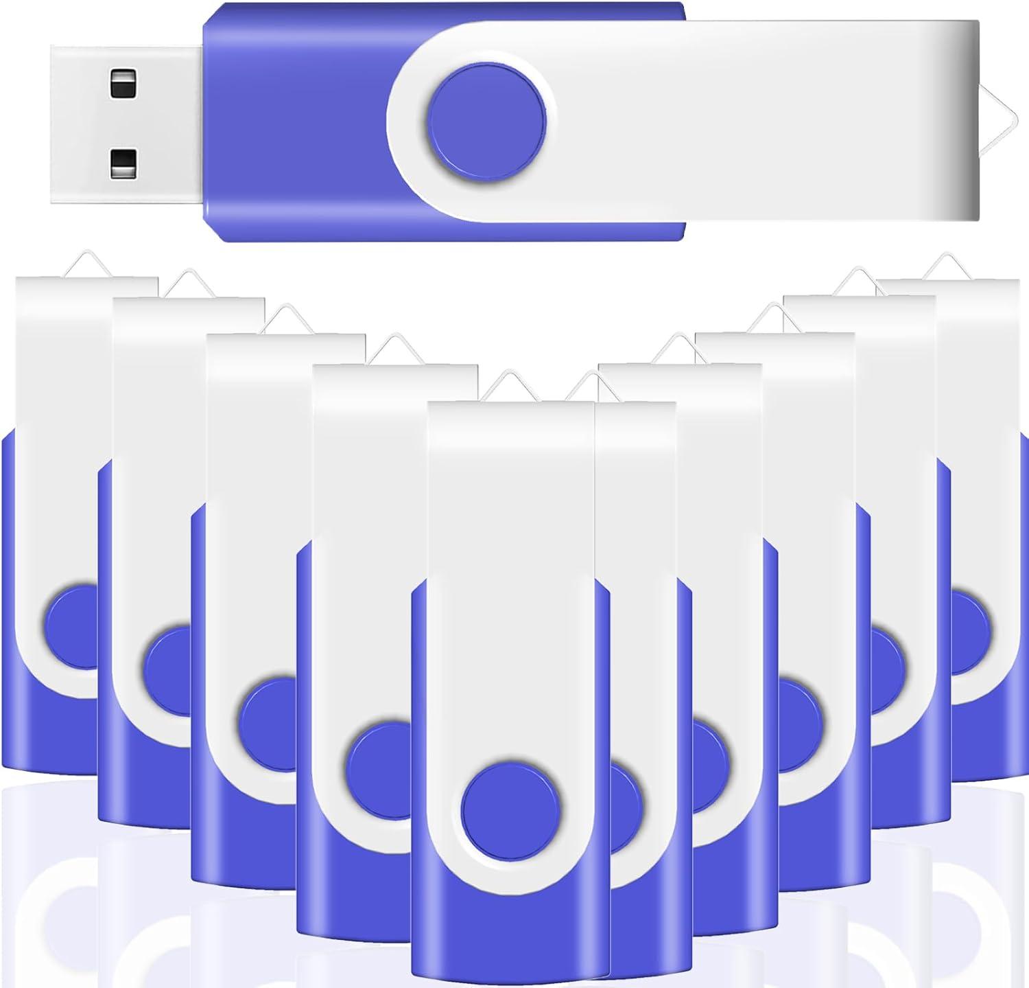 Surprising 10-Pack 4GB USB Drives with Labels... for Easy File Sorts