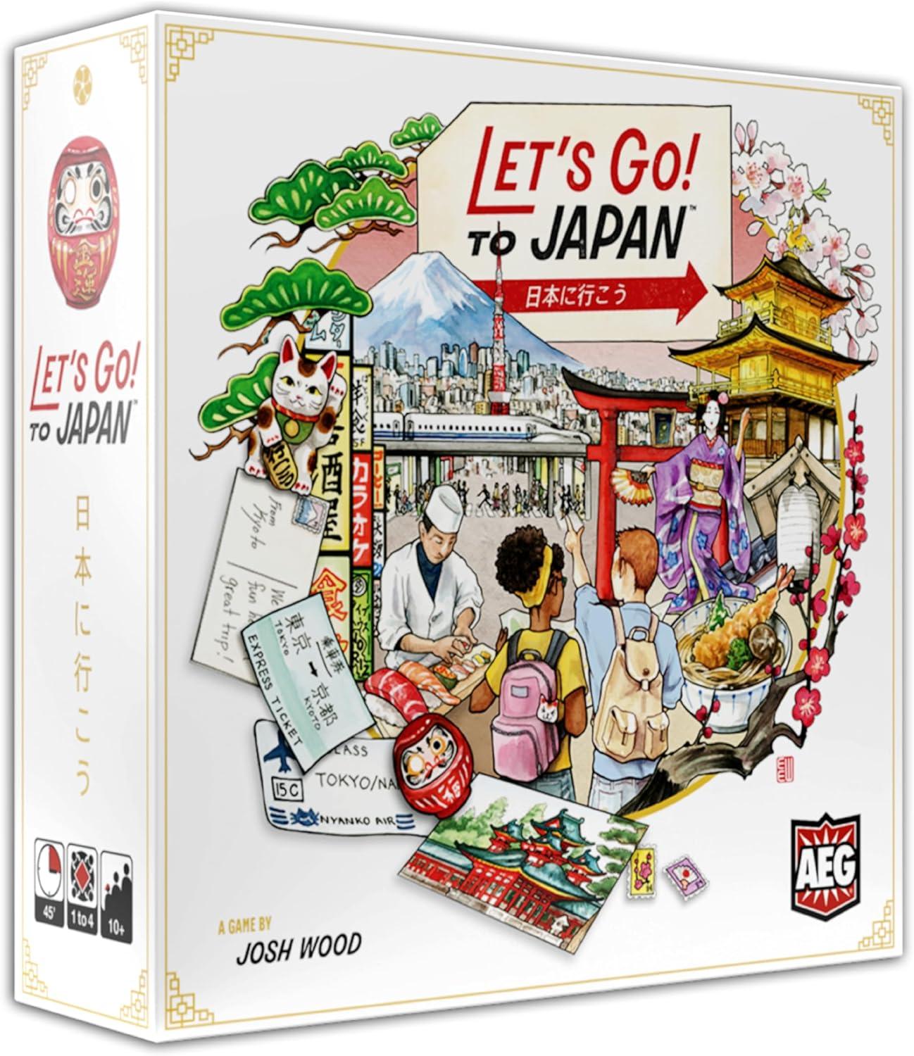 AEG Let's Go! Japan Board Game: Surprising Travel Strategy for Dream Storytelling Vacations