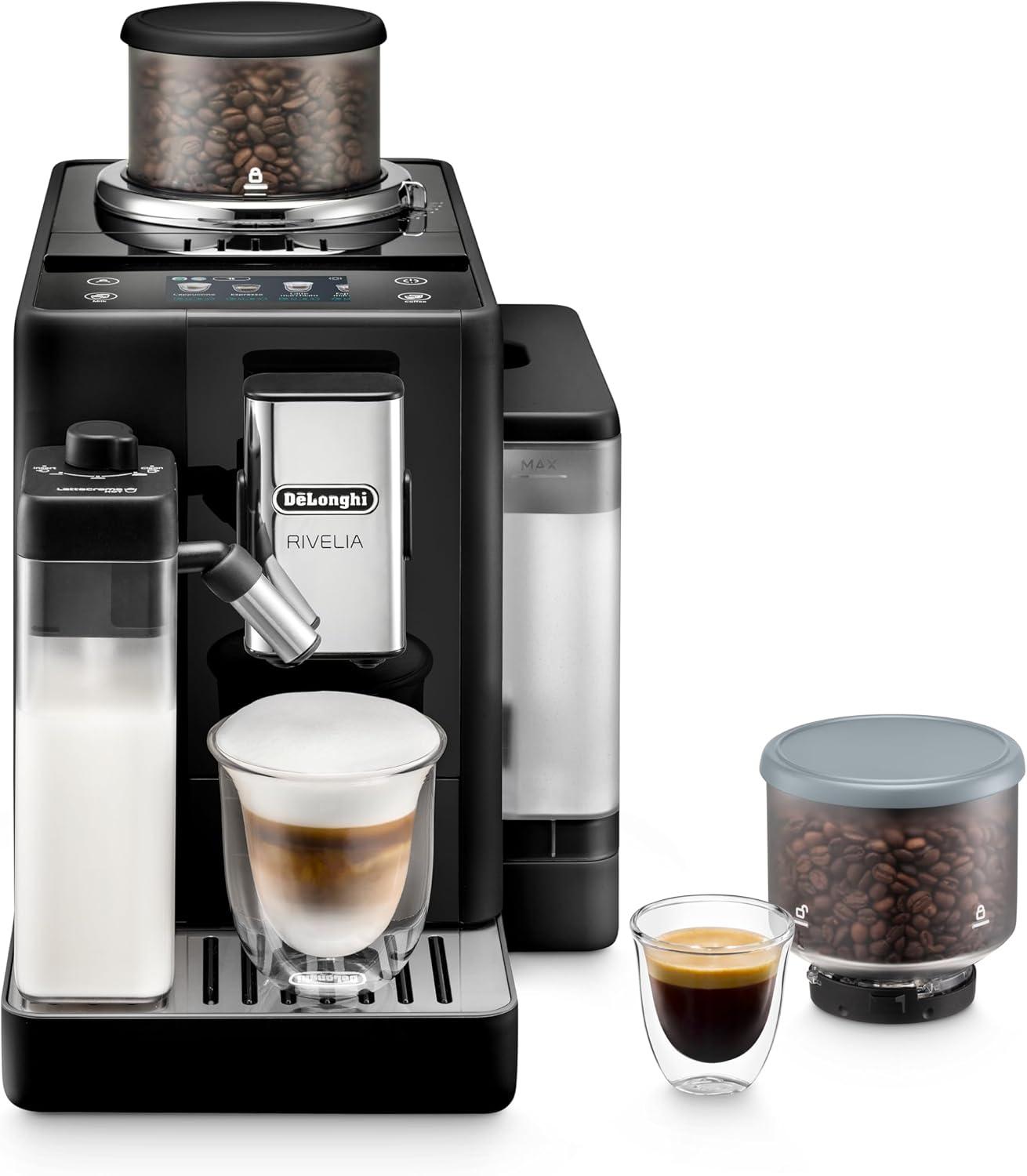 De'Longhi Rivelia: Bean Switch, Burr Grinder, Compact Design Tested-2024 Coffee Showdown