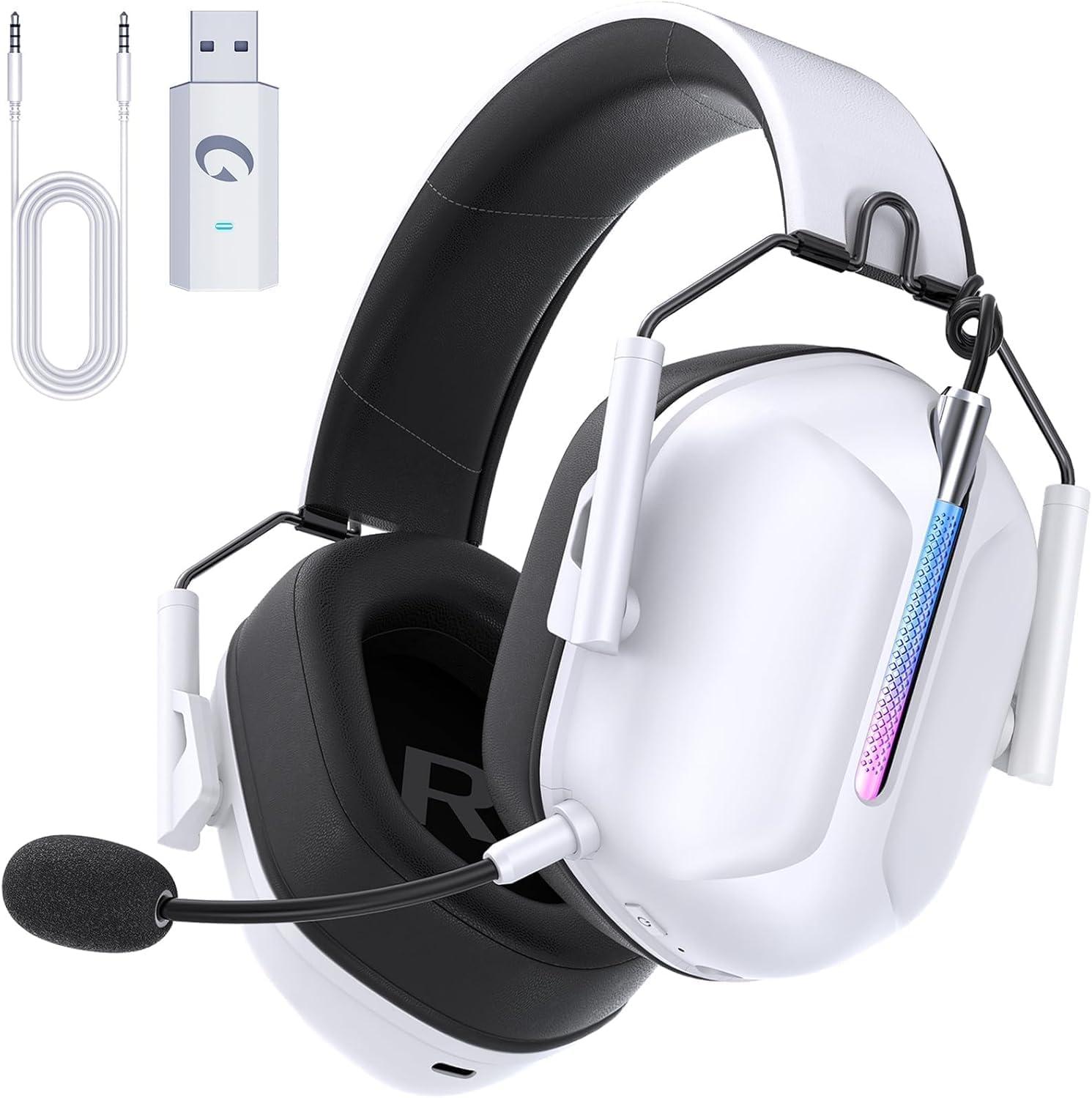 Gaming Headsets Showdown: PS5 2.4GHz Tested, Xbox 3.5MM & Switch Mic, 40H Battery for Immersive Play!