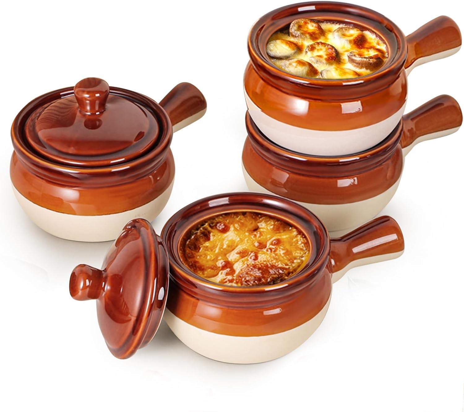 LIFVER Soup Servers: Surprising Handle & Ceramic Tested for Family Meals