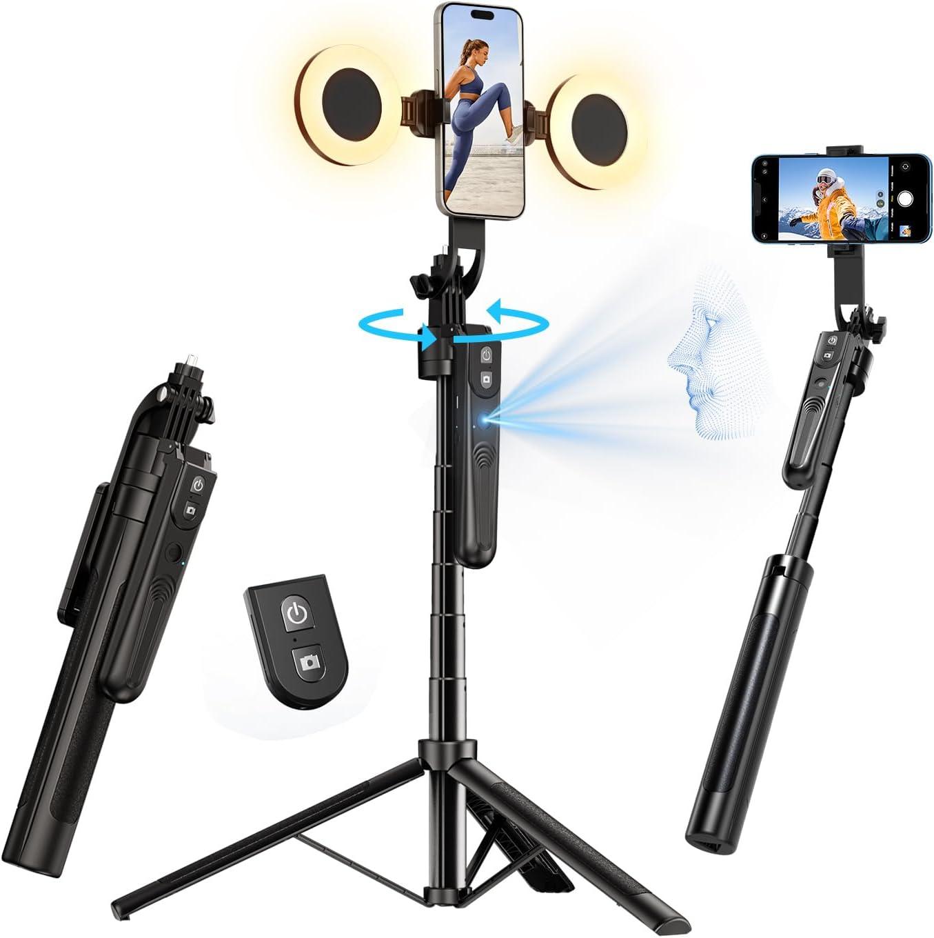 Showdown: yAyusi 360° Rotation with Light (tested for Live Streamers) vs. Manual