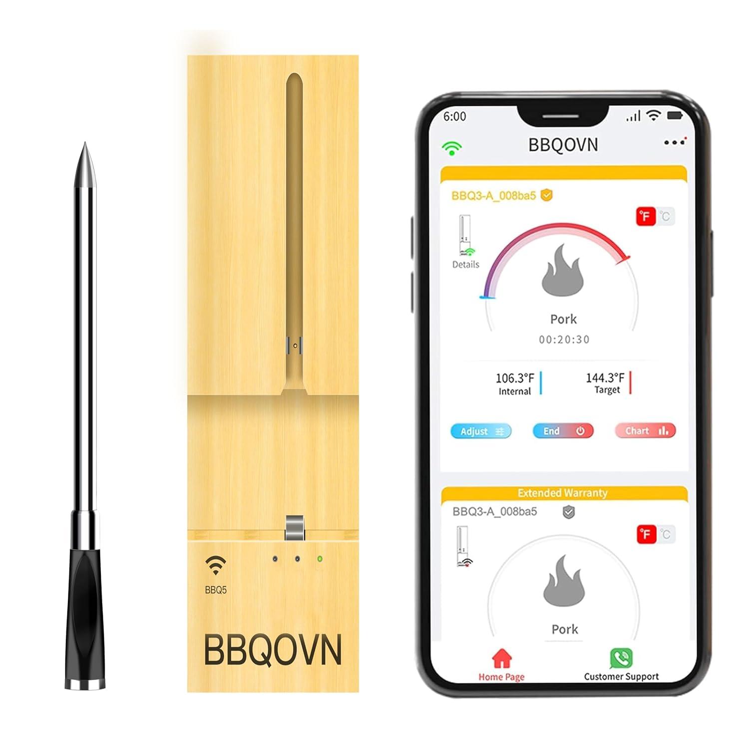 WiFi Bluetooth Meat Thermometer Showdown: 7 NIST Sensors with Unmatched BBQ Range...
(58 characters)