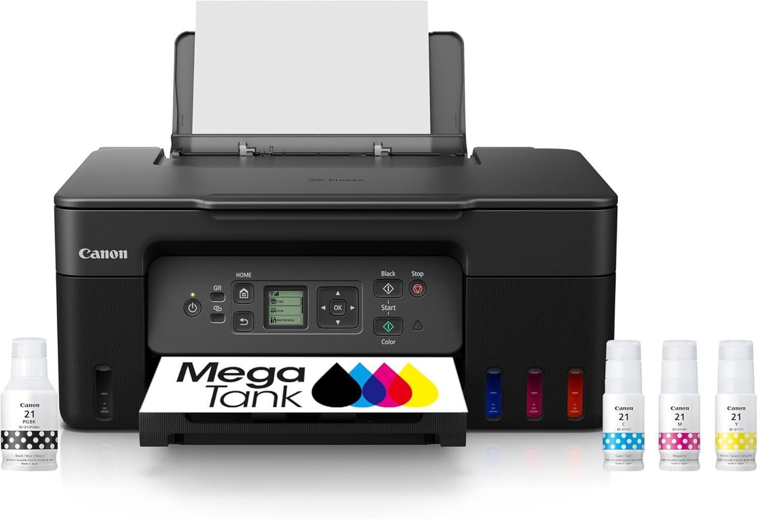 Canon MegaTank G3270 All-in-One Wireless... Tested: Surprising Ink Efficiency for Home Prints