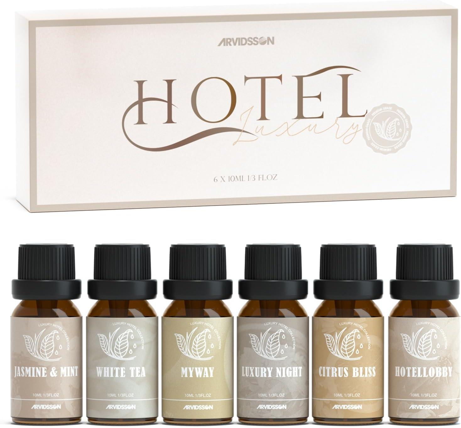 Hotel Diffuser Oils Gift Set Showdown: Tested Blend... (Jasmine, White Tea, Citrus, MyWay) for All