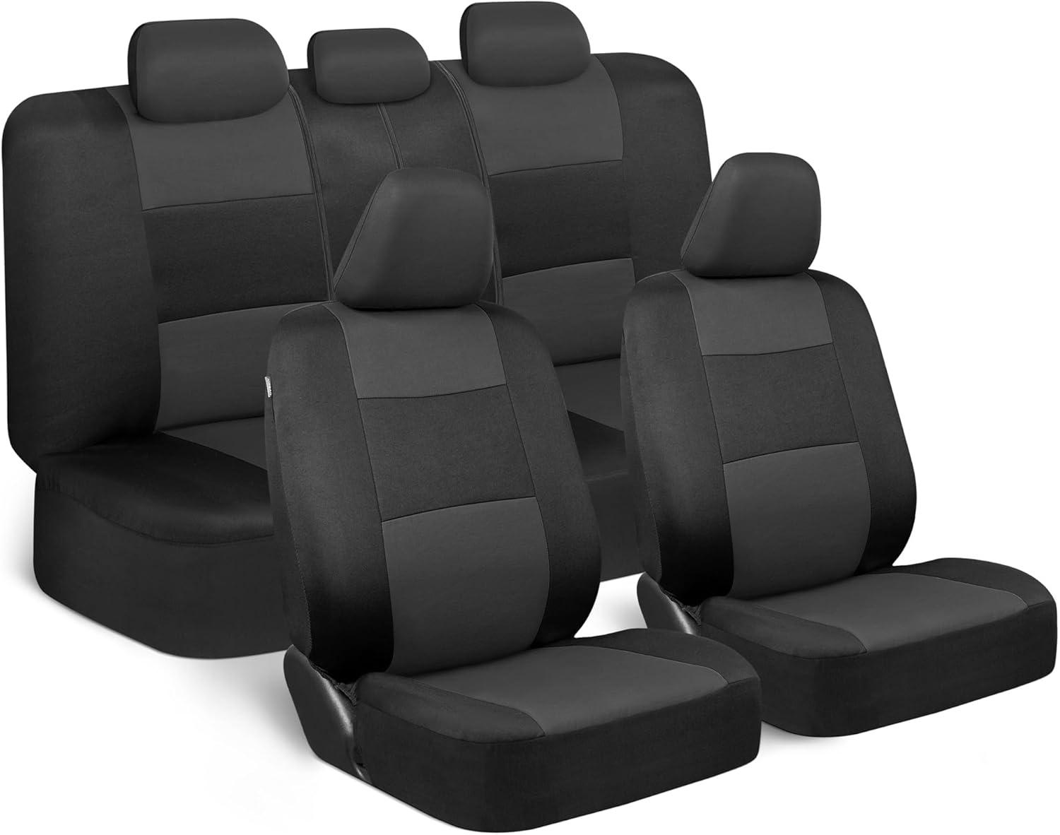 BDK PolyPro Seat Covers Tested: Surprising Insight into Charcoal on Black Split Bench for Auto Trucks, Vans & SUVs…