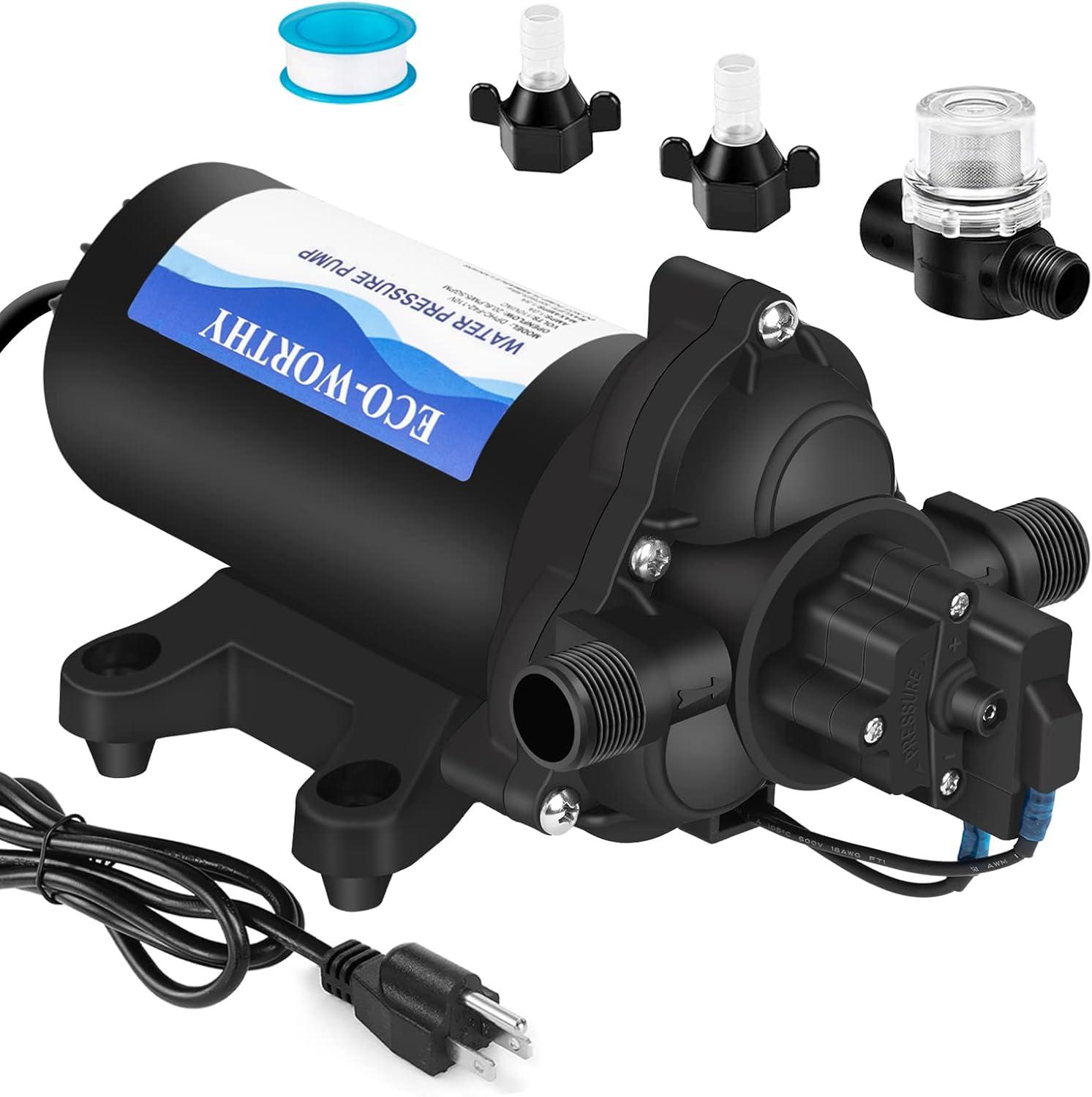 Self-Priming vs. 50PSI: ECO-WORTHY 33-Series Tested for RV Use