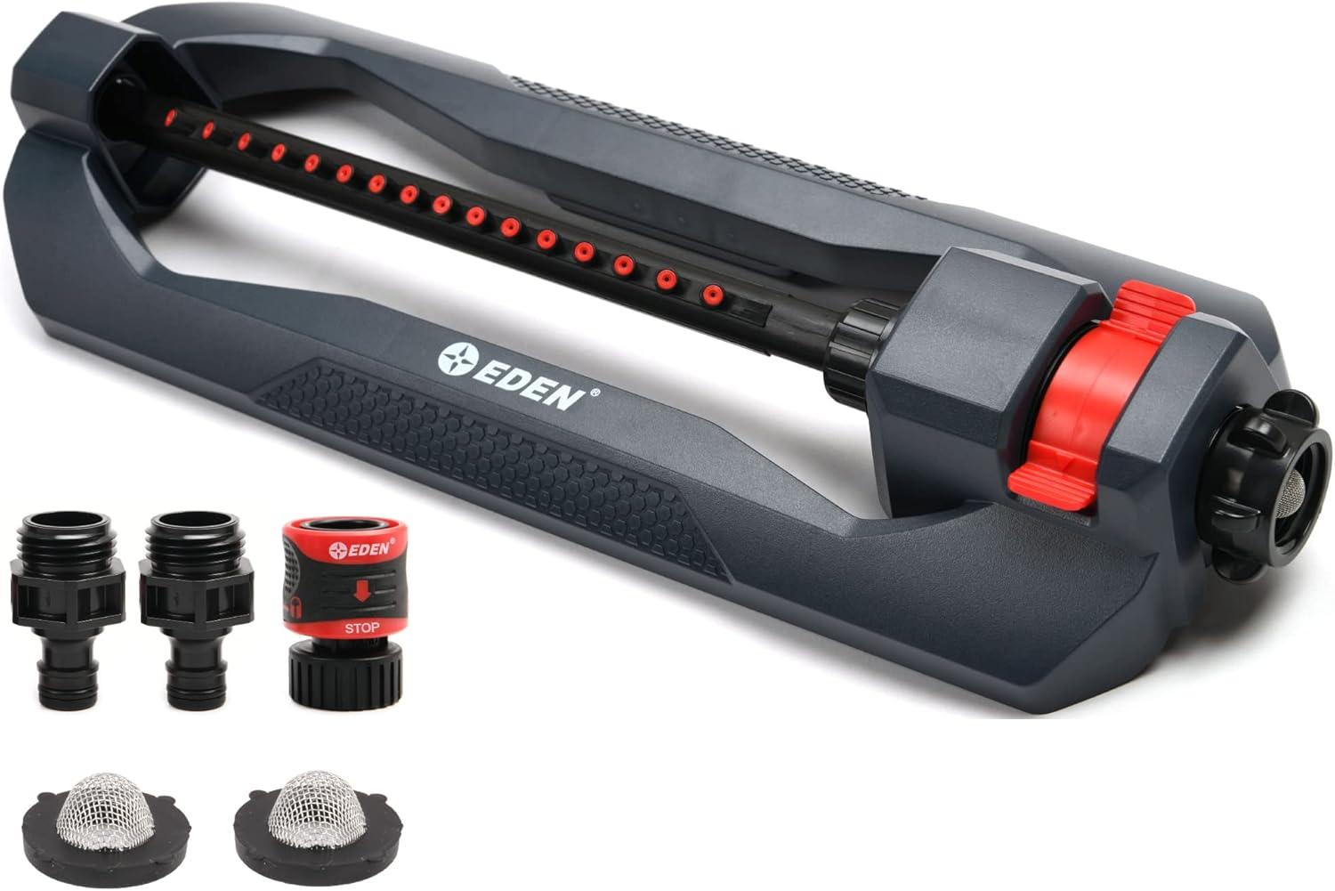 Eden 96213 Heavy Base vs Durable Nozzle: Lawn & Garden Sprinkler Showdown, Tested for 3,600 sq ft