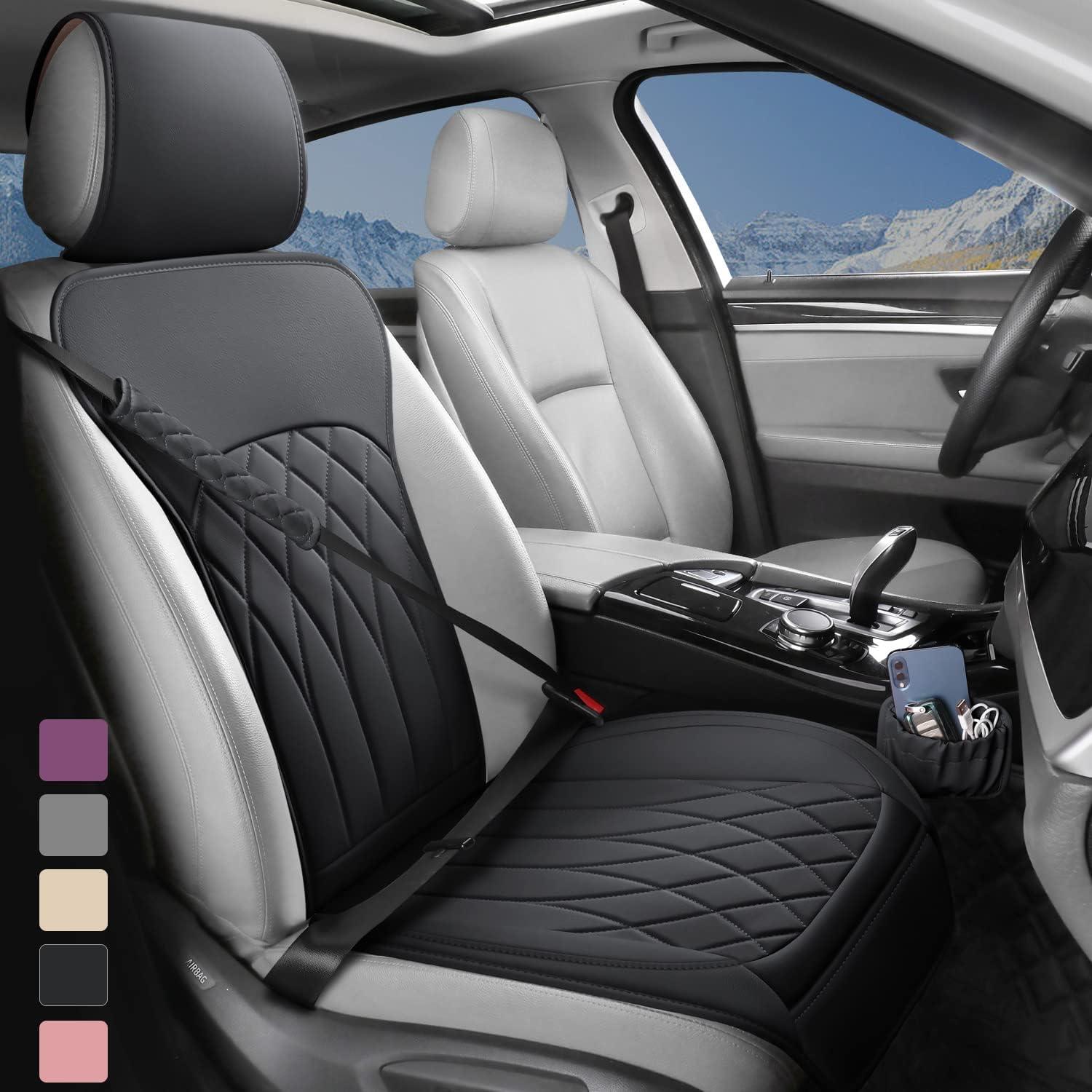 Showdown: Car Seat Covers vs. Bulky Cushions - Easy Install, Washable, and Yearly Warranty