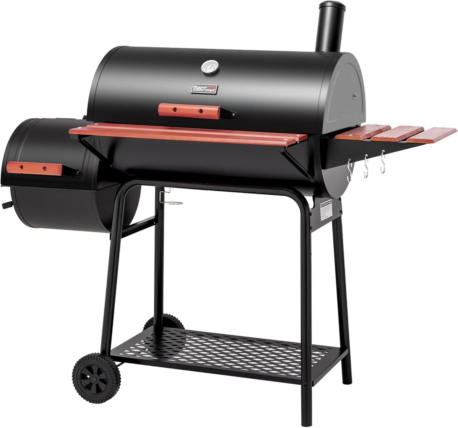 Smoker Grill Showdown: Tested 811 Sq. In. Area, Offset Smoker, Wood-Painted Table-Barbecue Events