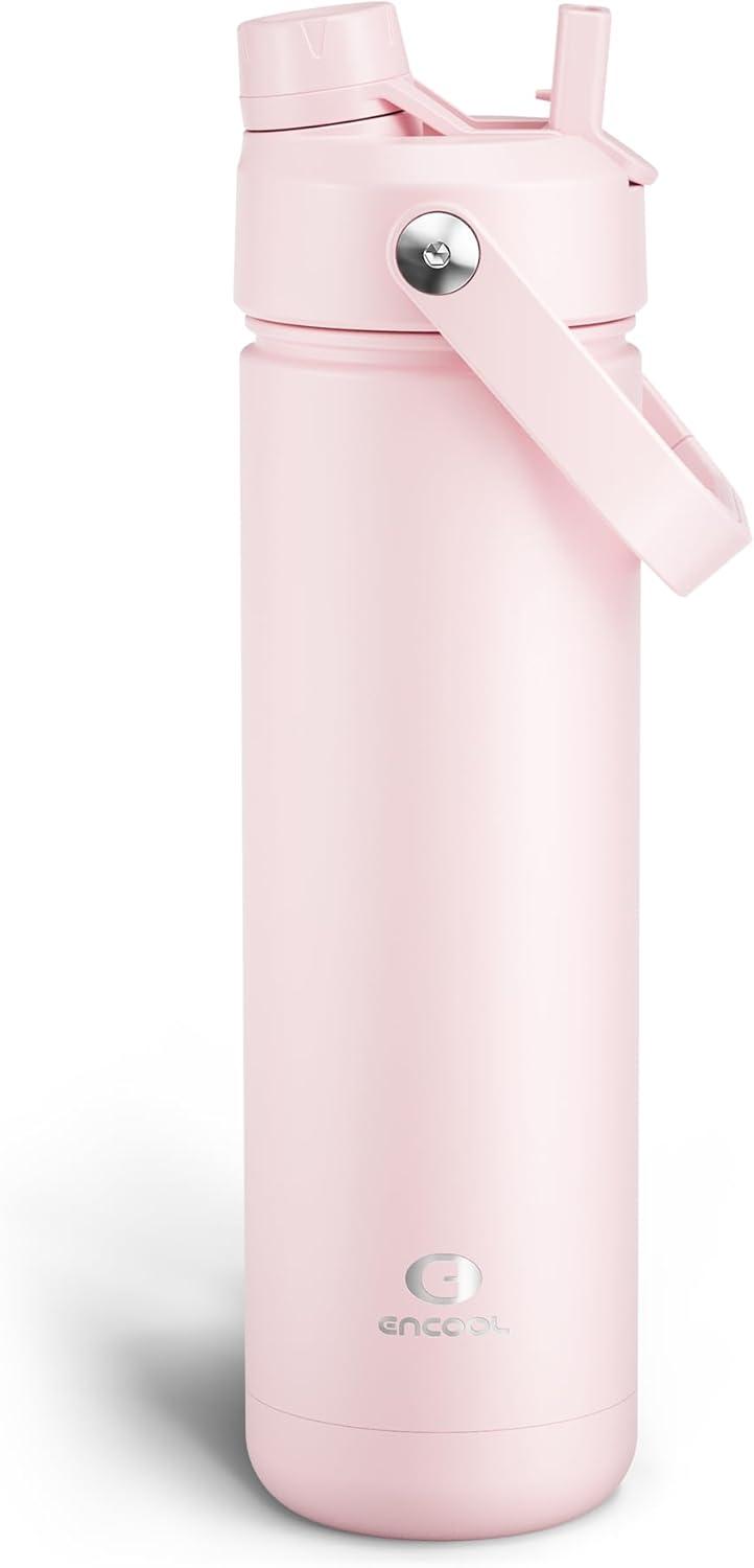 Straw & Vacuum Insulation Showdown: 24-Hour Cold Tested for Travelers (BPA-Free, Cotton Candy)