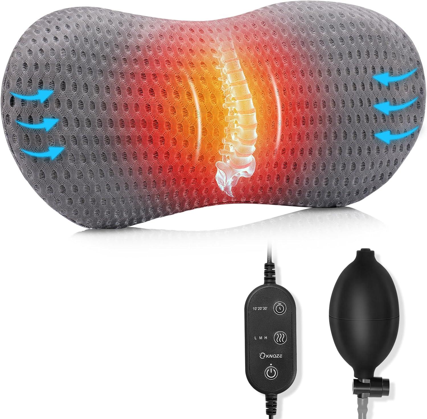 Lumbar Support Pillow Showdown: Tested Traction, Heat, Memory Foam... Multi-Sit Comfort