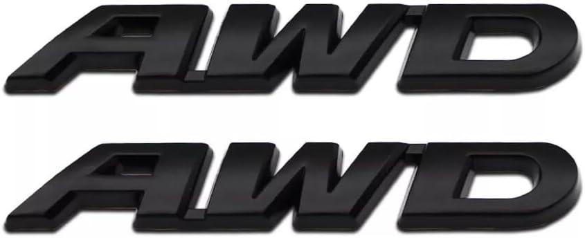 Matte Black AWD Emblem Tested: Versus Plastic 4wd Badge's Surprising Durability Edge