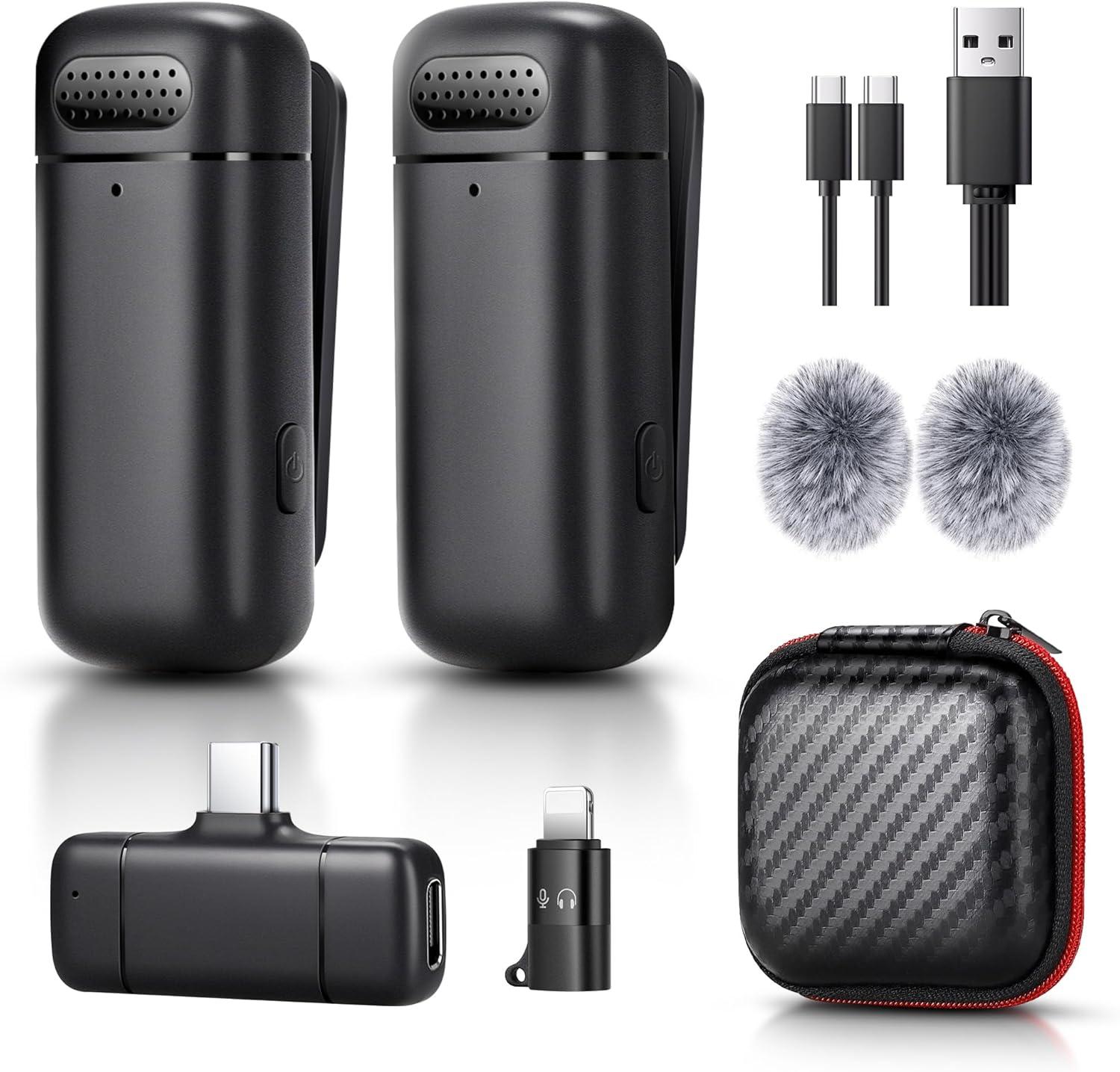 Wireless Lavalier Mic (66FT Range) Versus Plug & Play Model (Enhanced Noise Reduction) - Vloggers' Tested Choice