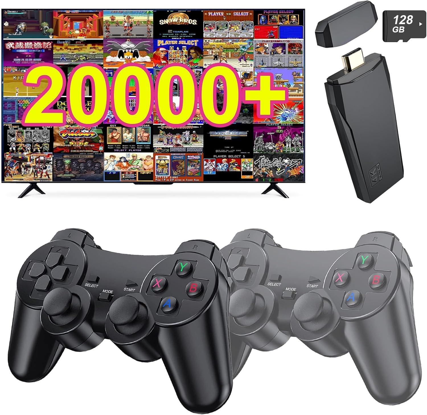 4K Retro Console With 20k Games Tested Versus Benefits For TV Gaming