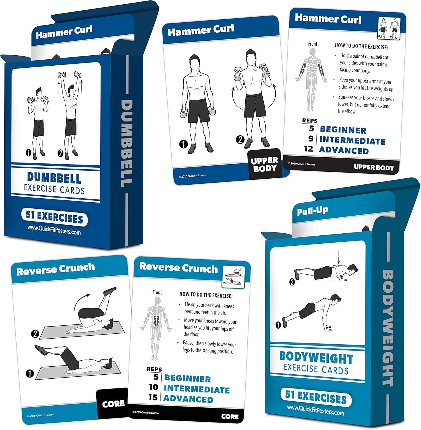 Bodyweight Versus Dumbbell: Tested Workout Cards Reveal Best Use Case... Now What?