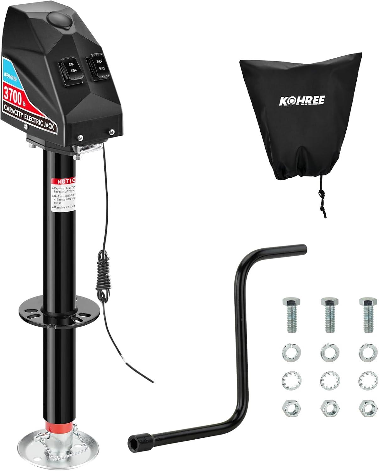 Electric Jack Showdown: Tested 3700Lb vs 4000Lb Rv Jacks... See Which Ends Up On Trailers