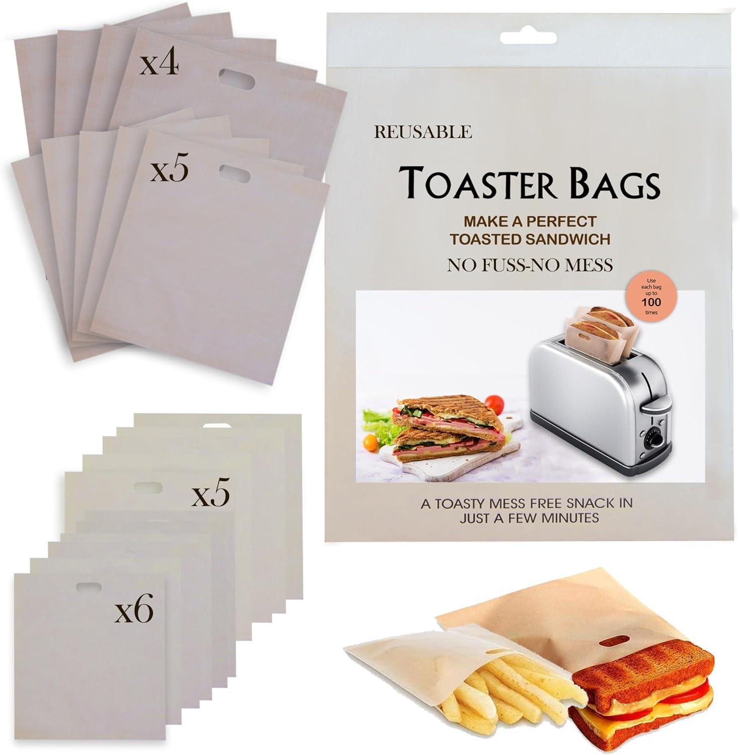 Reusable Toaster Bags Versus Surprising Non-Stick Perfection!