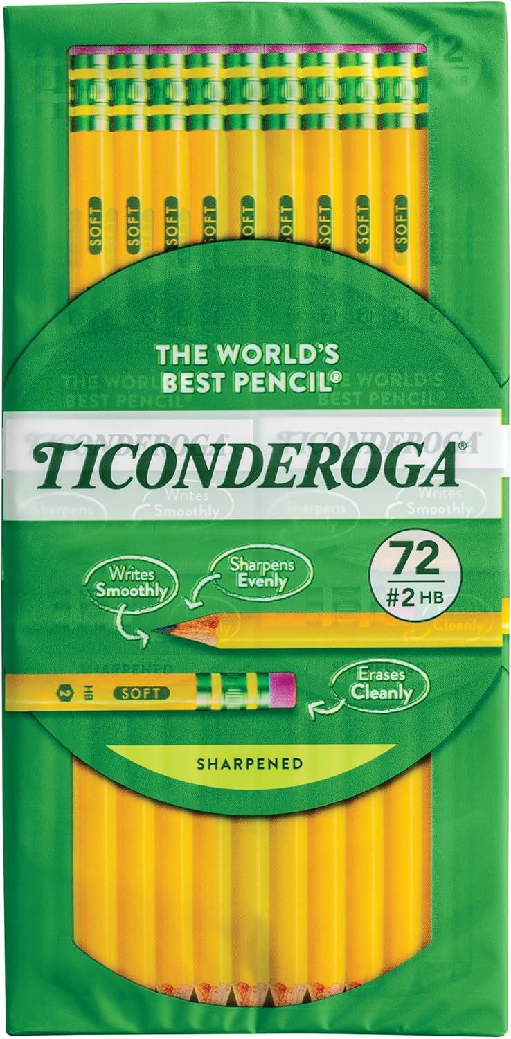 Ticonderoga pencils compared: tested wood-cased, pre-sharpened surprise… Grab now!