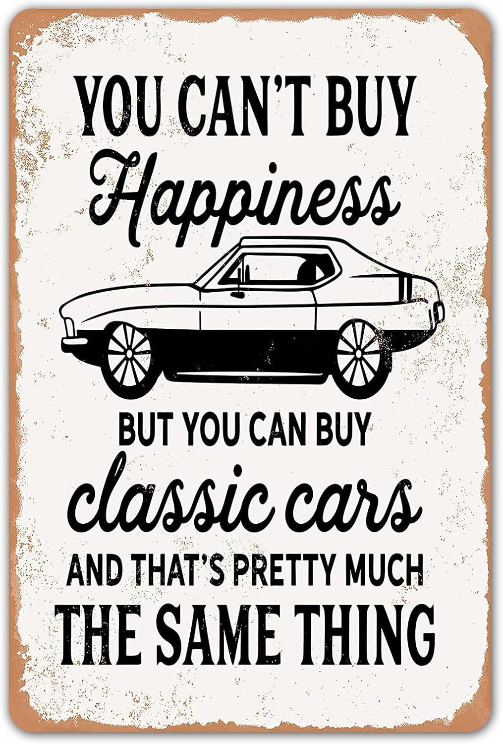 Classic Cars Garage Signs: Versus HomDeo Measured, Earned Happiness...Tested!