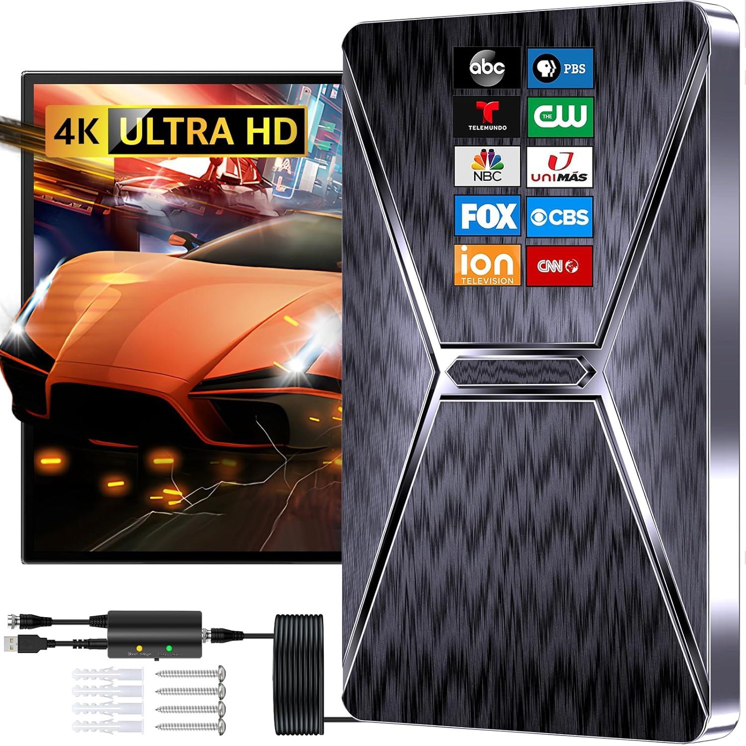 HD 2200+ Mile antennas vs. SMART TV boosted signal—compared!