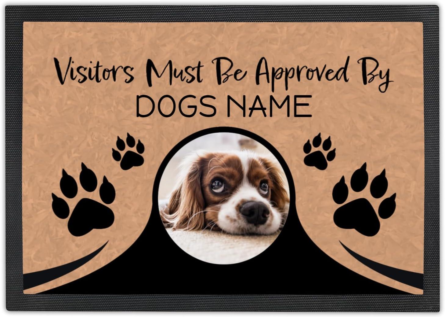 Personalized Photo Dog Door Mat Showdown... Tested Style!