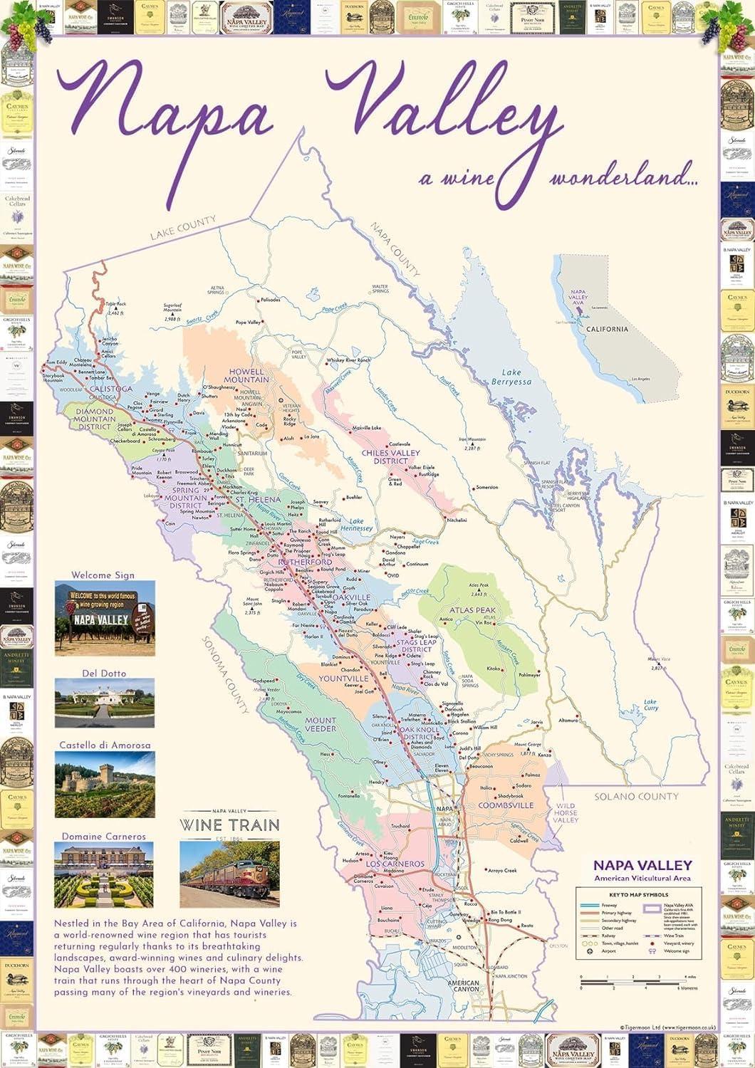 Napa Pic Map vs. Wine Wonder: Tested & laminated, insightful view