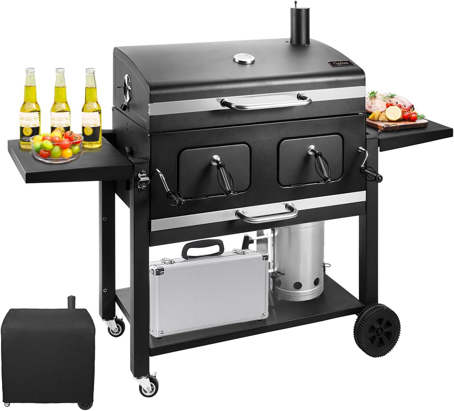Compared Kenadne Grill’s Two Tray Feature vs. Large 794-Inch-area… Outdoor BBQ Showdown!