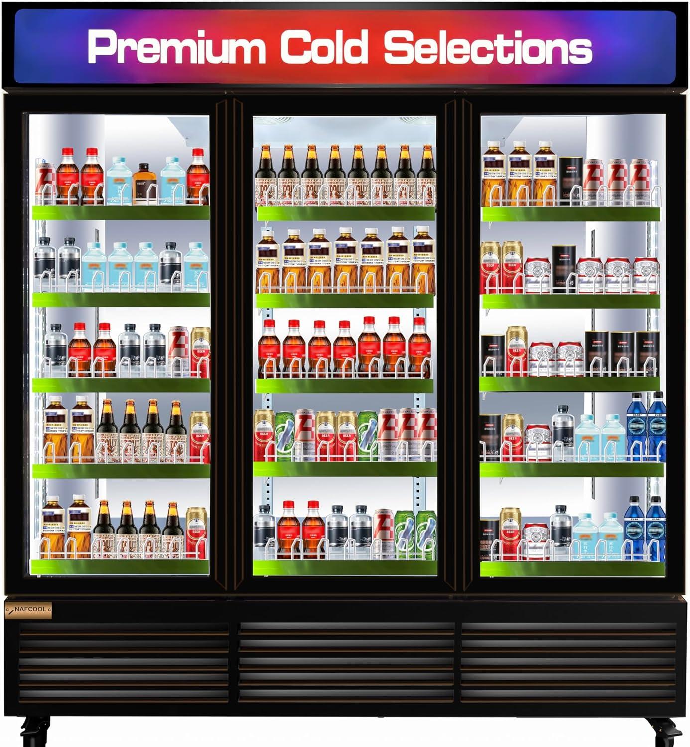 Widest fridge compared: tested & tested, ETL approved store display surprise