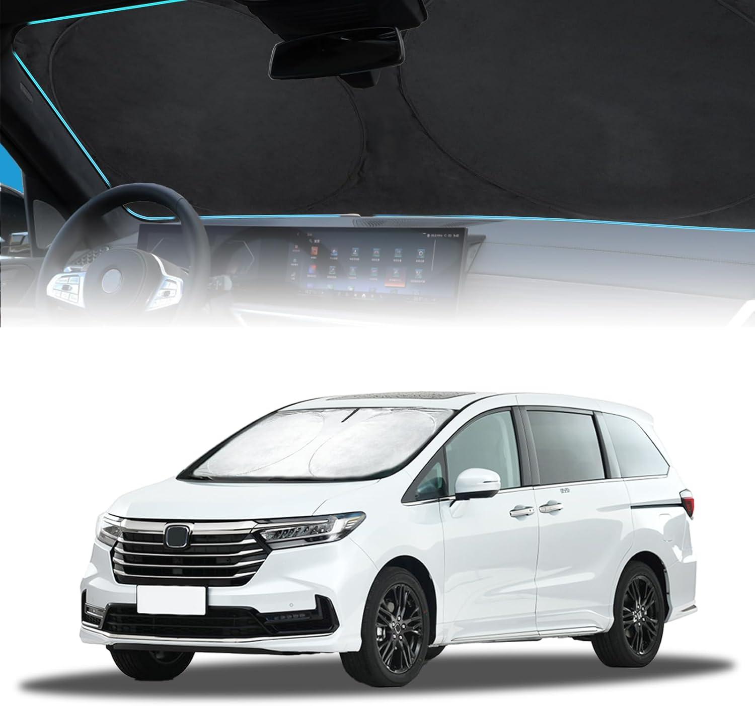 Odyssey 2024 Shield Versus 2018-2022 Honda Fit: Tested Sunshade Benefits