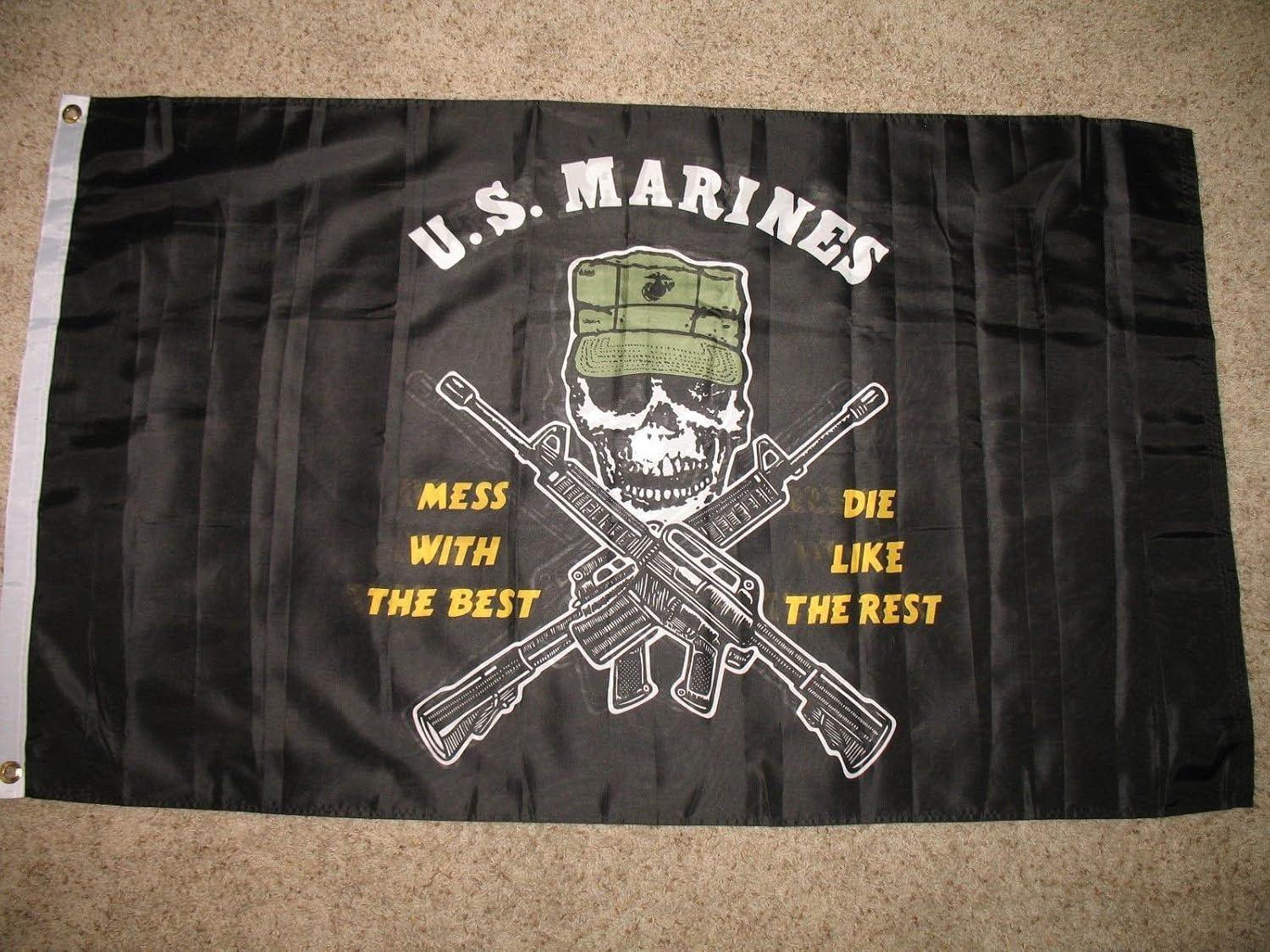 Surprising Flag Showdown: AES Double Sided vs. 3X5 2Ply for Marines