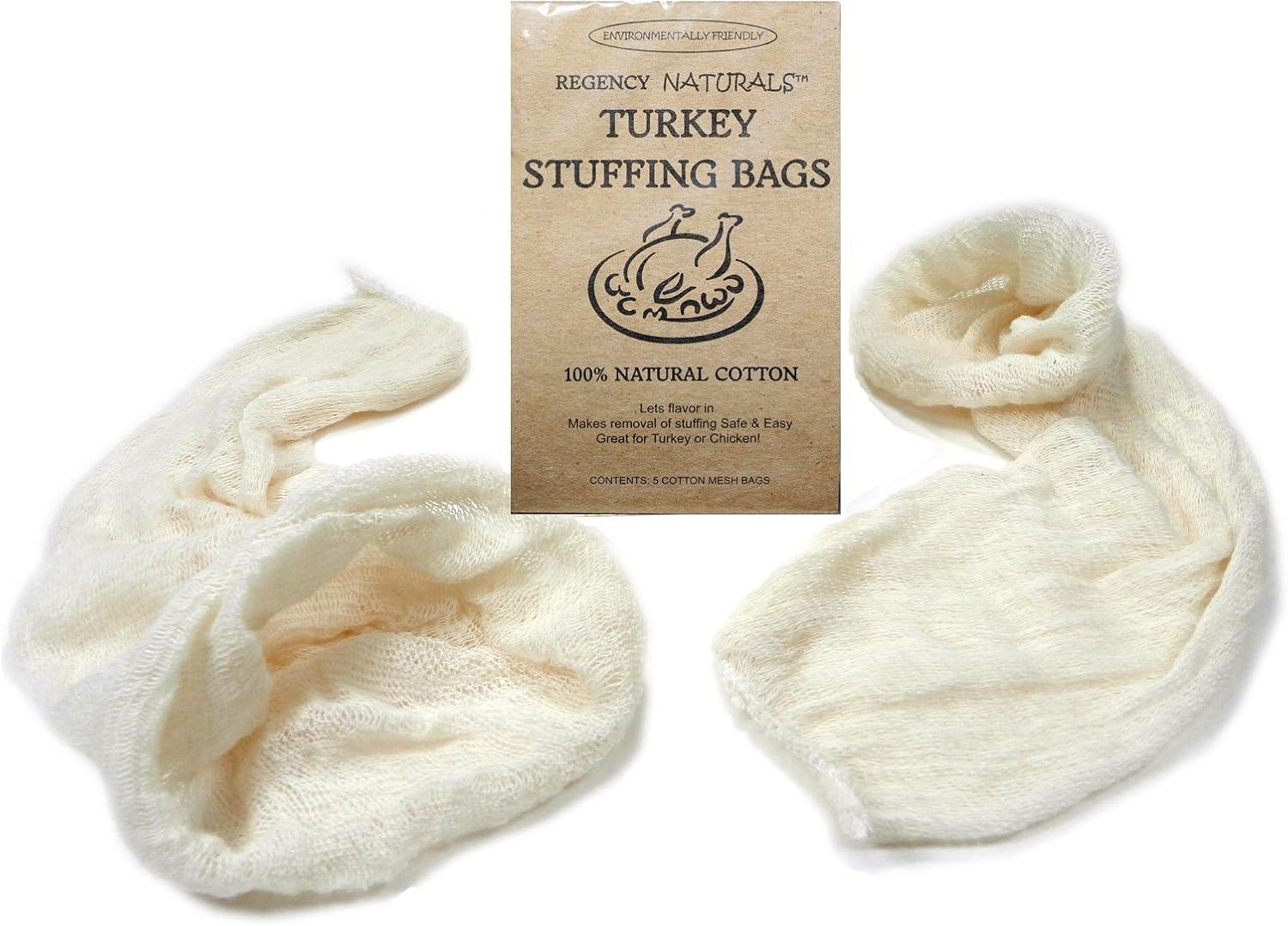 Regency Turkey Stuffing Bags Tested: Cotton Mesh Flavor & Safe Removal (Natural)