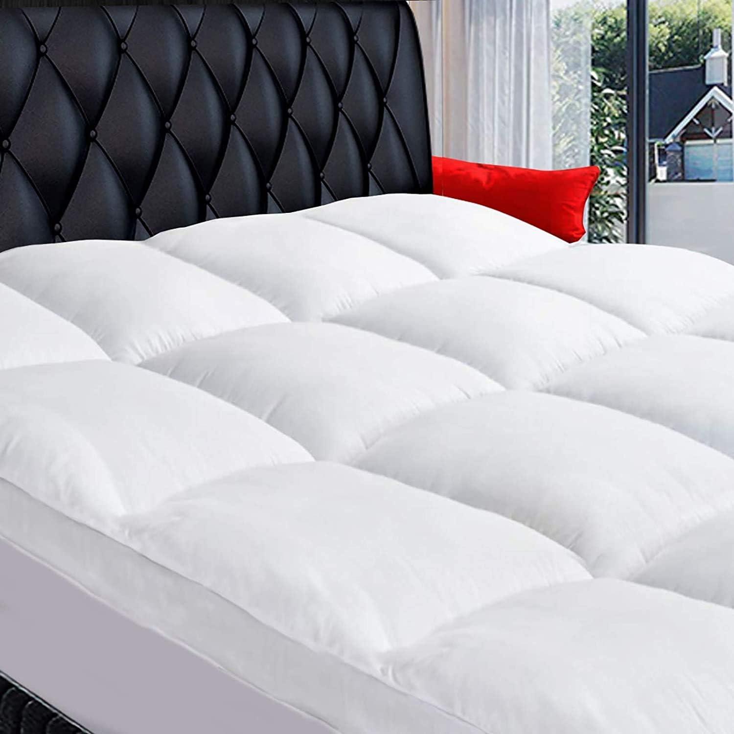 Showdown: COONP Queen Mattress Topper Cooling... vs Plush Cotton Covers for Hot Summer Nights