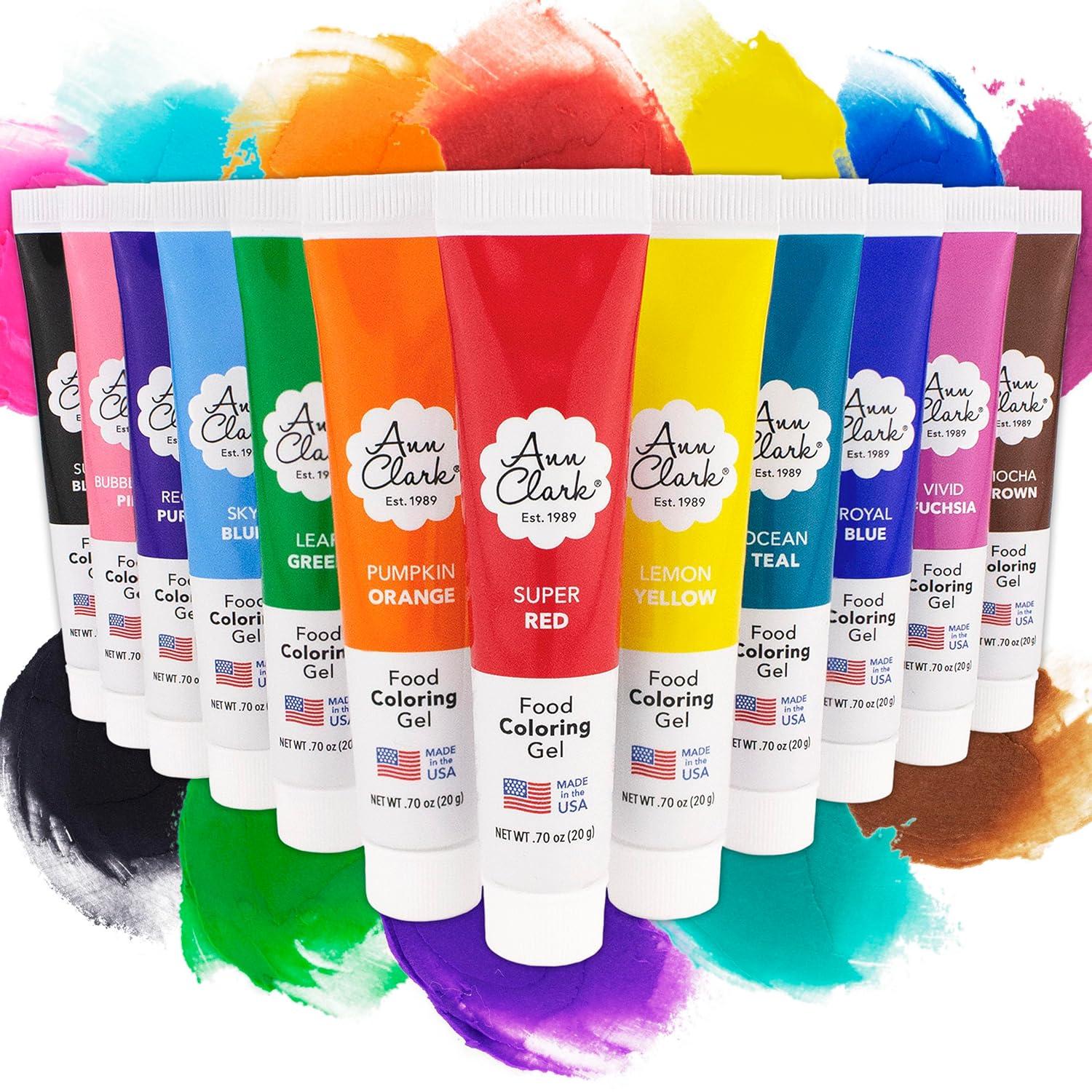 Ann Clark Cookie Cutters vs. Gel Food Coloring: Precision Edge… 12 Colors for Baking?