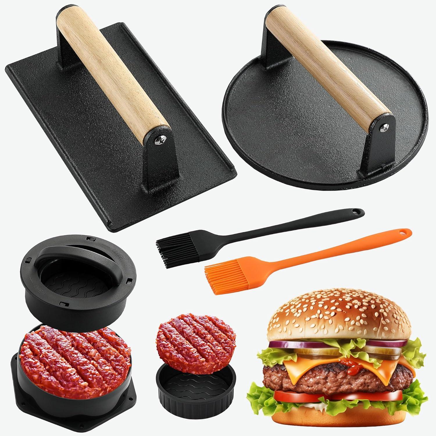 Griddle & Burger Press Showdown: Even Cooking, Multi-Functional Use for Home & Outdoor?