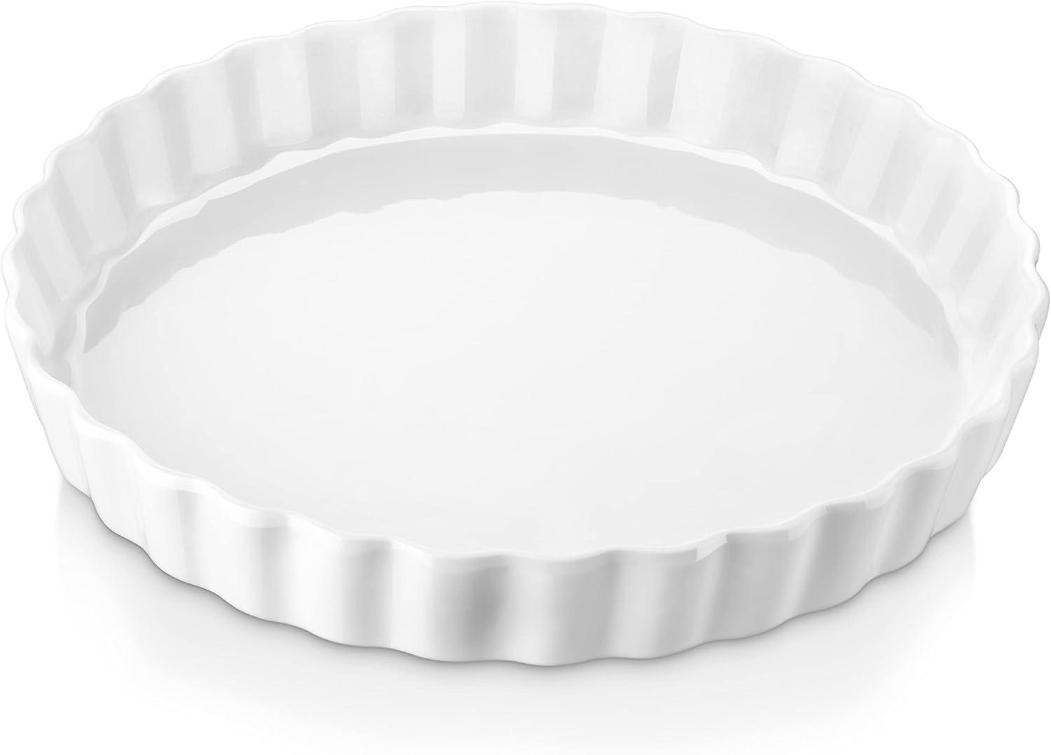 Surprising Insight: LOVECASA Porcelain Quiche Dish Merges Versatility & Durability for Holiday Baking